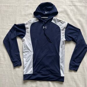 Under Armour Navy and White Hoodie